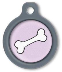 Blucky Bone Pastel Purple Dog Tag medium