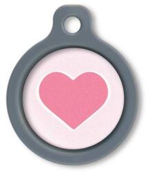 Blucky Heart Rose Dog Tag medium - dogshop