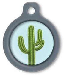 Blucky Cactus Pastel Turquoise Dog Tag medium - dogshop