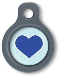 Blucky Heart Pastel Turquoise Dog Tag small - dogshop