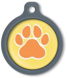Blucky Wild Paw Yellow Dog Tag large - dogshop