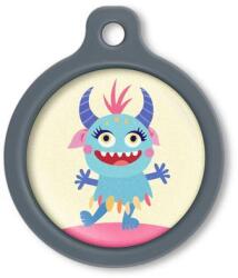 Blucky Beastie Pastel Yellow Dog Tag large