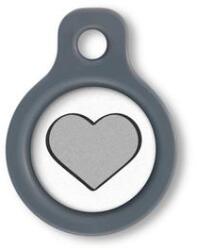 Blucky Heart White Dog Tag small