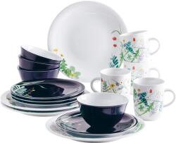  Porcelán étkészlet, 16 darabos, 4 személyes, Kahla, Update Moon Meadow
