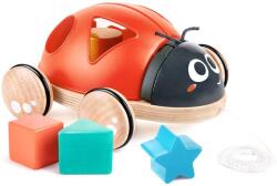 Hape Дървена играчка Hape - Калинка, За дърпане и сортиране (H0364)