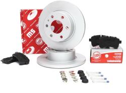  FÉKTÁRCSÁK + BETÉTEK hátul IVECO DAILY IV, V, VI - pepita - 52 836 Ft