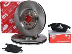  FÉKTÁRCSÁK + BETÉTEK elöl AUDI A1; SEAT IBIZA IV; VW POLO V - pepita - 56 800 Ft