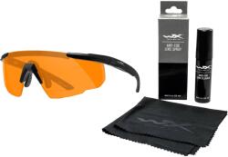 Wiley X Ochelari tactici Wiley X Saber Advanced - Culoare - Light Rust/Negru mat + Anti-Fog Cleaner Kit - set