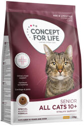 Concept for Life 3x3kg All Cats 10+ Concept for Life száraz macskatáp új receptúrával