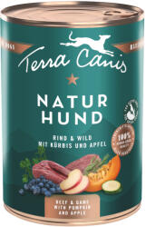 Terra Canis 12x400g Terra Canis Naturhund Marha, vad, sütőtök & alma nedves kutyatáp