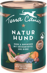 Terra Canis 12x400g Terra Canis Naturhund Csirke, nyúl, édesburgonya & körte nedves kutyatáp