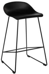  Molly bárszék, alacsony, fekete