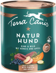 Terra Canis 6x800g Terra Canis Naturhund Marha, vad, sütőtök & alma nedves kutyatáp