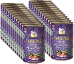  marka niezdefiniowana BRIT MONO PROTEIN Karácsonyi Bárányhús Sárgarépával - Bárány és Sárgarépa 24x400g