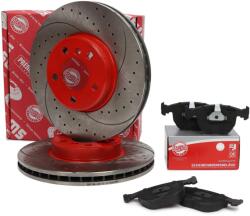  FÉKTÁRCSÁK + BETÉTEK elöl BMW X3 (E83), X5 (E53) - pepita - 95 263 Ft