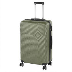 Leziter TraveLux Pro nagy bőrönd keményfedeles 76x50x29 cm olajzöld (8016-OG28) - homelux
