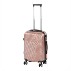 Leziter TraveLux Pro kabinbőrönd keményfedeles levehető kerékkel 50x40x20 cm rosegold (8016-RG20)