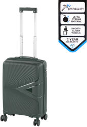 Leziter TraveLux Endure kabinbőrönd keményfedeles 55x40x20 cm sötétzöld (M7905-DG20) - homelux