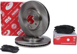  FÉKTÁRCSÁK + FÉKBETÉTEK elöl KIA MAGENTIS II (MG), SPORTAGE II; HYUNDAI