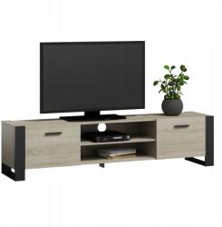  Alba 150 TV szekrény, sonoma tölgy/fekete, nappaliba, TV szekrény MK