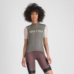 Sportful Tricou Sportful SUPERGIARA LOGO damă, gun metal/pink (L)