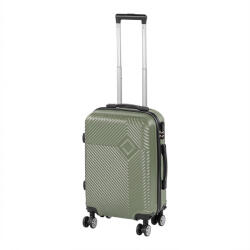 Leziter TraveLux Pro kabinbőrönd keményfedeles levehető kerékkel 50x40x20 cm olajzöld (8016-OG20) - geminiduo