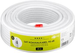 Goobay 49760 Koax antenna kábel 25m - Fehér (49760) (49760)