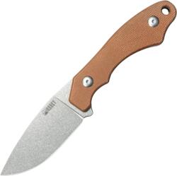 KUBEY TLB Beadblast 14C28N , Brown Micarta, Kydex Sheath KU467C (KU467C)