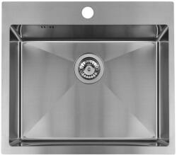 Laveo MALAWI inox beépíthető mosogató szifonnal, 50x58x20 cm (OPSLM_010T)