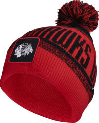 FANATICS Chicago blackhawks thrive cuffed pom beanie uni