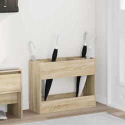 vidaXL Napernyő Állvány tárolóval Sonoma tölgy 65 x 24 x 50 cm Faanyag (899425)