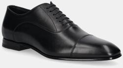 BOSS bőr félcipő Quillon - fekete Férfi 46