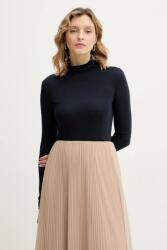 HUGO BOSS hosszú ujjú gyapjúkeverékből Elavu - sötétkék XS