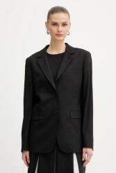 Karl Lagerfeld gyapjúkeverék felső - fekete 36 - answear - 153 890 Ft