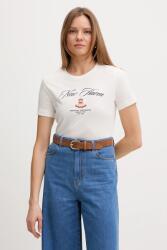 Gant pamut póló - bézs XL - answear - 23 990 Ft