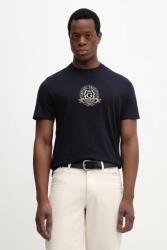 Guess pamut póló - sötétkék S - answear - 16 990 Ft