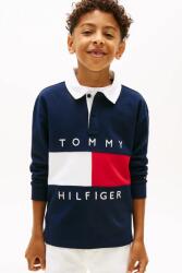 Tommy Hilfiger gyerek pamut hosszú ujjú felső - sötétkék 176