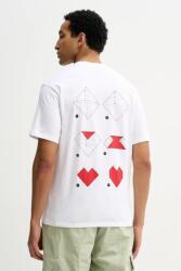 HUGO pamut póló Dalentin - bézs XL