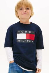Tommy Hilfiger gyerek pamut póló - sötétkék 176 - answear - 17 990 Ft