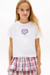 Tommy Hilfiger gyerek póló - fehér 176 - answear - 17 990 Ft