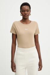 BOSS Orange pamut póló C Elove embro - bézs XL