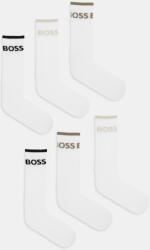 BOSS zokni 6P QS Stripe CC 6 pár - fehér 39-42