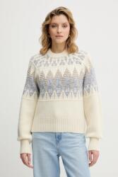 BOSS Orange pulóver gyapjúkeverékből - bézs XL - answear - 80 990 Ft