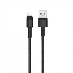 XO Cablu USB-A la USB type C 5A 1m Negru, XO NB-Q166 (XO-NB-Q166-NEGRU-C)