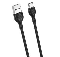 XO Cablu USB-A la USB type C 2A 1m Negru, XO NB200 (XO-NB200)