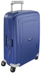 Samsonite S'CURE négykerekű sötétkék-szürke csatos közepes bőrönd 69cm 49307-1247 - taskaweb
