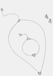 Guess nyaklánc, karkötő és fülbevaló BELOVED - ezüst S