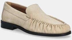 BOSS velúr mokaszin Lycia - bézs Női 37