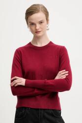 Guess Jeans gyapjúkeverék pulóver - burgundia S