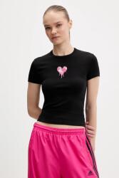 HUGO Blue pamut póló Dever_B_2 - fekete XS